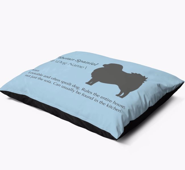 'Definition' - Personalised {breedFullName} Dog Bed